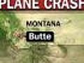Debris at Montana Plane Crash Scene
