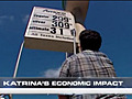 Katrina hits hard economically