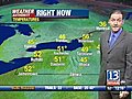 VIDEO: 13WHAM Weather Authority Noon Forecast 3-12-2010