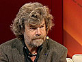 Reinhold Messner am 3sat-Stand