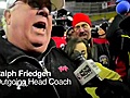 Ralph Friedgen thanks fans after Military Bowl win