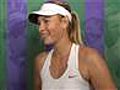 Sharapova happy to be back in the semis