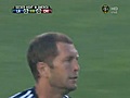 Berhalter header finds side netting