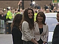 Kate arrives at Goring Hotel