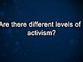 Curiosity: Elie Wiesel: Levels of Activism