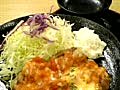 松屋フーズ)松乃家でトマトチーズチキン定食