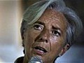 IMF’s chief  Christine Lagarde says global economy &#039;on the rebound&#039;