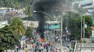 In Haiti randalieren mehrere tausend Demonstranten