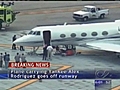 Plane Carrying A-Rod Goes Off Runway