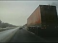 Spectacular truck crash in Ontario caught on camera