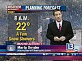 VIDEO: 13 WHAM Weather Authority Morning Forecast,  February 12, 2010