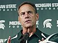 Michigan State coach OK after heart attack