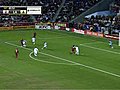 GOAL: Morales blasts a goal to the corner