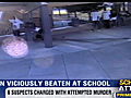 Caught On Tape: Student Gets A Brutal Beating At Vallejo H.S. After Sticking Up For A Girl Who Was Also Getting A Beating In California!