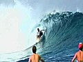 Big wave surfing at Teahupo’o