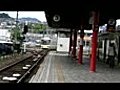 2010年7月18日、広島宮島口駅の様子