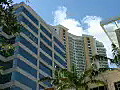 Royalty Free Stock Video HD Footage High Rise Officeand Apartment Buildings in Downtown Ft. Lauderdale,  Florida