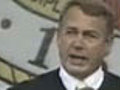 Boehner Makes Weiner Joke at Commencement