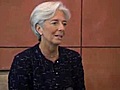 Lagarde : bigger IMF say for China