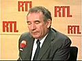 François Bayrou sur RTL : &quot;J’ai trouvé l&#039;intervention d&#039;Eric Woerth un peu tragique&quot; (07/07/10)