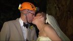 Watch                                     Danes wed underground in Italy