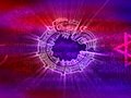 Purple Red CHR3 Stock Footage