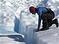 Hielo extremo: el lago seco en unas horas