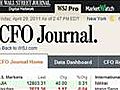 News Hub: CFO Journal Makes Its Debut