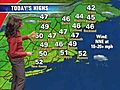 11/24/09: NECN weather forecast,  noon