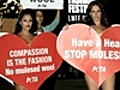 PETA targets fashion festival