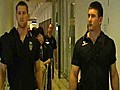 Warriors arrive in Brisbane