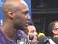 Odom At Friday’s Lakers Practice