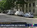 Alerta sobre ataques con gas pimienta