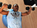 Fitness Tip w/ Dre - Dumbells On Ball