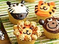 How to make jungle animal cupcakes