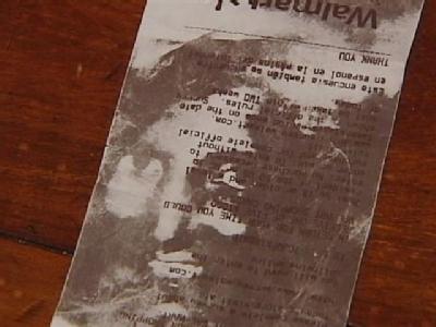 Couple Sees Jesus In Walmart Receipt