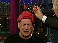 Late Night: Letterman Eats Bruce Willis&#039; Meat Toupee