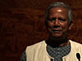 Professor Muhammad Yunus addresses a British Council meeting