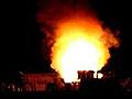 Anti-aircraft gunfire in Tripoli