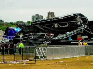 &#039;Chaos&#039; as Stage Collapses During Outdoor Concert