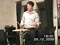 Veit - Johannes Storz improvisiertes Snare Solo auf selbstgemachtem Pad 2008