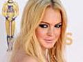 Lindsay Lohan films video greetings for Facebook