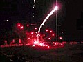 Baseball Fireworks Mishap