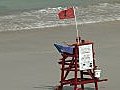 Beach Lifeguard Stock Footage