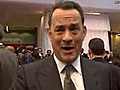 Tom Hanks at Larry Crowne premiere