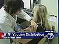 VIDEO: NY Swine flu vaccine distribution
