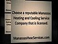 Manassas Heating and Cooling Services