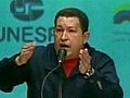 Venezuelas Präsident Chavez hält zu Gaddafi