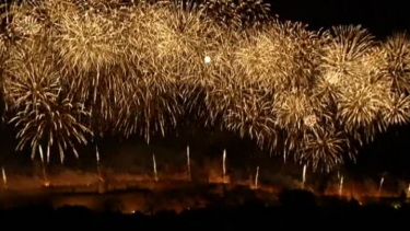 Vuurwerkfeest in Frankrijk