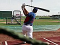 Cubs batting practice in Mesa,  Ariz.